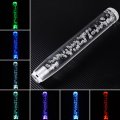 Anzios Anzio 300mm Crystal Bubble 7 Colours Led Manual Car Gear Shift Knob Shifter Lever Universal Clear White 