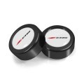 Chevrolet Corvette C8 Z06 Logo In White On Black Two Abs Plastic License Plate Frame Screw Cover Set Official Licensed 
