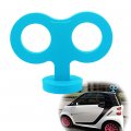 Cogeek 3d Car Wind Up Key Cute Clockwork For Back Of Roof Decoration Blue 