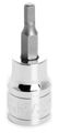 W38876 3 8 In Drive 5 32 Hex Bit Socket Chrome Vanadium Steel With Polished Nickel Finish And Recessed Edges Sae Style 