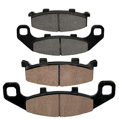 Caltric Front Rear Brake Pads Fits Kawasaki Ex250 Ex 250 Ninja 250r