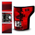 Amerilite For 2015-2017 Ford F150 Pickup Halogen Type Oe Replacement Red Tail Lights Assembly Set Passenger And Driver Side