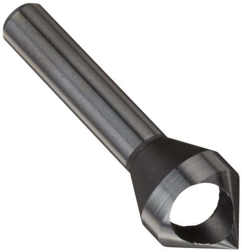 Keo 53514 Cobalt Steel Single-end Countersink Uncoated Bright Finish 82 Degree Point Angle Round Shank 8 Diameter 3 4 Body