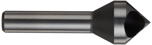 3/8 Shank Diameter Uncoated Finish 3/4 Body Diameter Round Shank KEO 53514 Cobalt Steel Single-End Countersink Bright 82 Degree Point Angle 