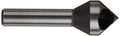 Keo 53514 Cobalt Steel Single-end Countersink Uncoated Bright Finish 82 Degree Point Angle Round Shank 8 Diameter 3 4 Body