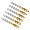 Spiral Point Plug Threading Tap 5 16-18 Unc Ground Threads H2 High Speed Steel 6542 Titanium Coated Screw Taps Tapping Bit For 
