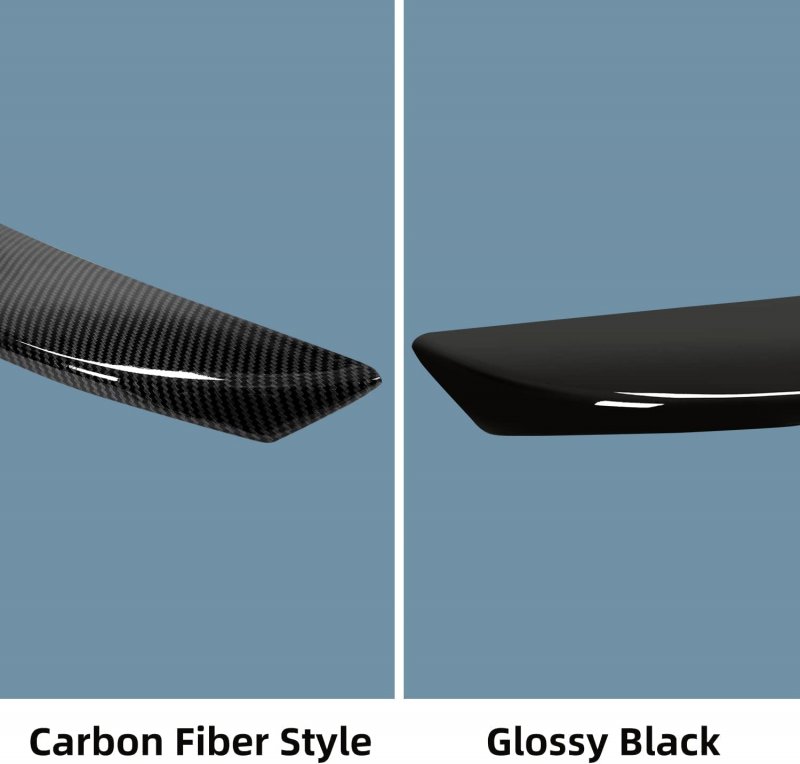 Rear Trunk Spoiler Wing Lip For 2017-2023 Tesla Model 3 Tail Lid Carbon Fiber Style