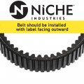 Niche Drive Belt 59011-1077 K5901-11077 For 2007-2019 Kawasaki Mule 3000 3010 4000 4010 Trans