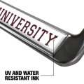 Texas State University School Logo Full Size Standard License Plate Metal Frame
