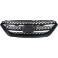 Kia Rondo Grille Assembly 2007 2008 2009 2010 Black Shell And Insert Plastic Ki1200131 863801d001 