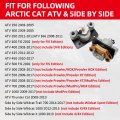 M Mati Front Left Right Brake Calipers W Pads For Arctic Cat Atv 250 300 350 400 Fis 425 450 500 550 650 700 1000 Thunder Side