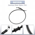 X Autohaux 100cm An3 M10 Car Hydraulic Brake Line Oil Hose Pipe Fitting 28a Stainless Steel For Motorcycle Dirt Racing Bike