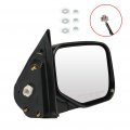 Ocpty Black Passenger Side View Mirror Smooth With Power Adjustment Manual Folding Compatible For 2006-2014 Honda Ridgeline