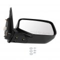 Ocpty Black Passenger Side View Mirror Smooth With Power Adjustment Manual Folding Compatible For 2006-2014 Honda Ridgeline