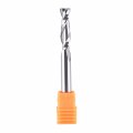 Spiral Upcut Router Bit 1 4 In Shank Cutting Diameter Solid Carbide Cnc End Mill For Wood Carving 2 Flutes Sp-d1 4-1 4-u 