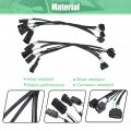 X Autohaux 2pcs Headlight Wires Adapters For Honda Accord 2016 2017 Sedan Halogen To Touring Led 33100t2aa31 33150t2aa31