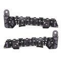 Front Bumper Bracket Pair For Honda Cr-v 2012 2013 2014 2015 2016 Driver And Passenger Side Plastic With Spacer Replaces 