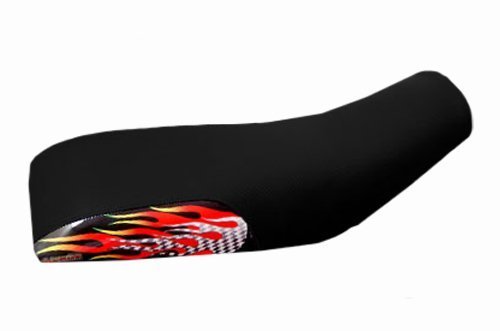 Verde Powersports Vps Seat Cover For Honda Crf450 Fits 2000 2001 2002 2003 2004 2005 2006 2008 Gradeint Flame Dirtbike Black