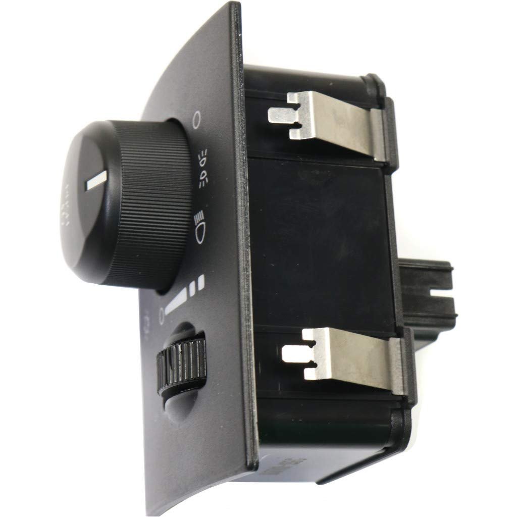 Headlight Switch For Dodge Challenger 2008 2009 2010 2011 With Fog Lights 6 Prong Male Terminal Pin Type Black