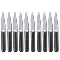 10pcs 20 Degree 0 8mm Carbide Round Tip Engraving Bits Cnc Router Carving