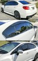 3d Wavy Style Window Visor Rain Guard Deflector Compatible For 2015-2020 Subaru Wrx Sti 2012-2016 Impreza 4 Door Base Model