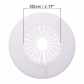 Uxcell Pipe Cover Decoration 30mm-50mm Pp Plastic Escutcheon Water Drain Line White 4pcs