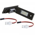 Polarlander 2 Pcs White 6000k Led License Plate Light 24smd Number Lamp For Bmw E63 E81 E87 F06
