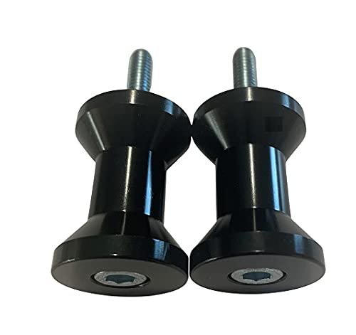 Pro-tek Black Swing Arm Spools For Aprilia Rs-250 1995 1996 1997 1998 1999 2000 2001 2002 Rs250 Rs 250 Spool Sliders 6mm Black