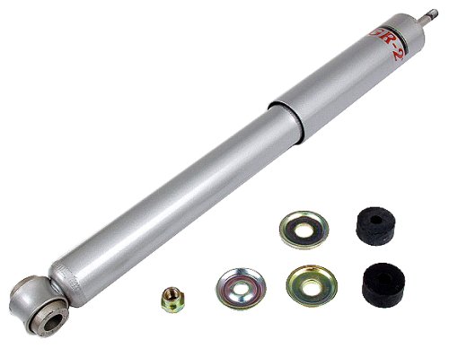 343039 Excel-g Gas Shock Rear Automotive Absorber For Cars Modern Style Black And Silver 18 82 In Extended Length