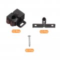 Uxcell 12 Pack Double Roller Catch Cabinet Latch With Spear Strike For Cupboard Closet Kitchen Door Latches And Catches Copper