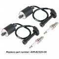 Labwork 2 X Ignition Coil Spark Plug Replacement For Yamaha V Star 650 Xvs650 1998-2016