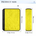 Odawa Canary Yellow Car Seat Strap Pads Belt Cushions Shoulder Pad 2 Pack 10x7 7 Inches