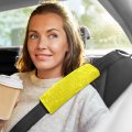 Odawa Canary Yellow Car Seat Strap Pads Belt Cushions Shoulder Pad 2 Pack 10x7 7 Inches
