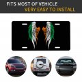 Wings Ireland Flag License Plates For Front Of Car Metal Aluminum Tag 6 X 12 Novelty Auto Accessory Gifts