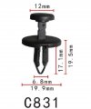 Autobahn88 Side Rediator Shield Push-on Clip Compatible With Chrysler Oem 6506132aa Pack Of 20