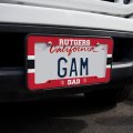 Rutgers University Dad License Plate Tag Frame