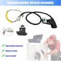 W11307244 W10682535 Washer Lid Lock Assembly 3-wire For Whirlpool Washing Machine Latch Actuator