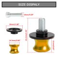 Psler 10mm Swing Arm Spools- M10 X1 25 Motorcycle Sliders Spools Cnc Stand Screw For Ex250 Ex300 Ex500 Ex650 Er-6f Er-6n Zx-6r