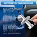 2x Door Lock Striker Bolts 38428 Left Right Compatible For 1972-1994 Oldsmobile Starfire Replace 15013147