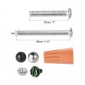 Uxcell Light Crossbar Kit 4 Inch Diameter Circle Mounting Bracket Universal Lamp Fixture With Screws And Nuts 5pcs For