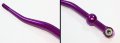 Cuztom Tuning Purple Dual Bend Curve Short Throw Quick Shifter Compatible With 1988-2000 Honda Civic Eg Ek Em