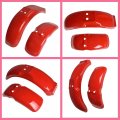 Waltyotur Motorcycle Front Rear Body Fender Plastic Kit Replacement For Honda Z50 Z50a Z50r 50cc Mini Trail Red
