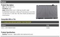 Radiator Compatible With 2014-2015 Infiniti Q50 Sedan 3 5l 7l V6