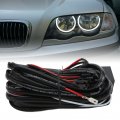 Angel Eye Relay Harness Abs Rubber Metal Led Ccfl Eyes Wire Fade On Off Function Replacement For E46 3 Series