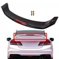 Gxywady Trunk Spoiler Wing Led Brake Light Lamp Glossy Black Replacement For 2013-2015 Honda Civic 4dr
