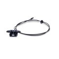 Hood Release Cable For Chrysler Town And Country 2001 To 2007 Texture Black Plastic Metal With Handle Replacement 4717517ac 