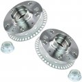 Front Wheel Hub Assembly Pair Set For Vw Corrado Passat Beetle Golf Jetta 