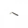 Toyota Rav4 Black Carbon Fiber Leather Logo Key Chain
