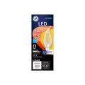Ge Lighting 13395 Dimmable Decorative Soft White Led 3 5 40-watt Replacement 300-lumen Bent Tip Light Bulb With Candelabra Base