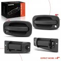 A-premium Extended Cab Pickup Exterior Door Handles Front Rear Driver Passenger Side Compatible With Chevy Gmc Models Silverado